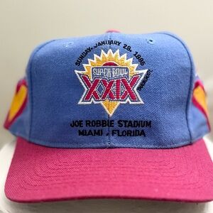 Vintage 1995 Super Bowl SnapBack hat
